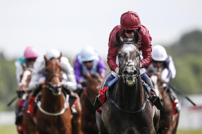 YORK, ENGLAND - MAY 17:  Oisin Murphy riding Roaring Lion comfortably win The Betfred Dante Stakes at York Racecourse on May 17, 2018 in York, United Kingdom. (Photo by Alan Crowhurst/Getty Images)