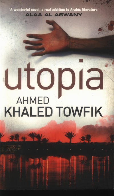 A handout book cover of Utopia by Ahmed Khaled Towfik (Courtesy: Emirates Airline Festival of Literature) *** Local Caption ***  al09mr-books-towofik02.jpg