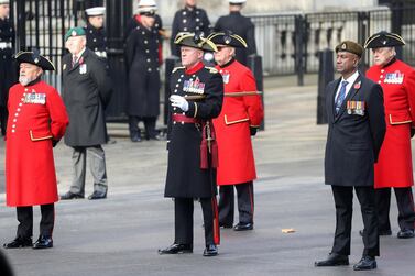 Veterans during the National Service of Remembrance at The Cenotaph in London, England. Chris Jackson - WPA 
