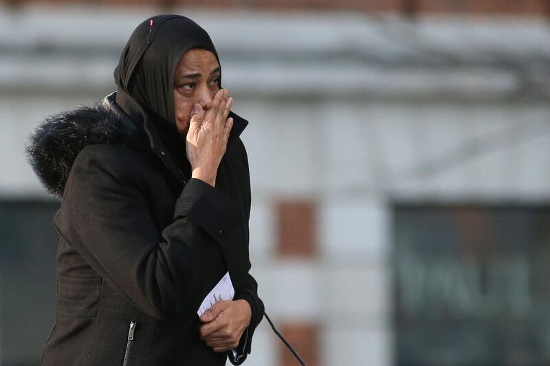 Mourners arrive at St Paul's Cathedral for a memorial service in honour of the victims of the Grenfell Tower fire, London, Britain, December 14, 2017. REUTERS/Daniel Leal-Olivas/Pool