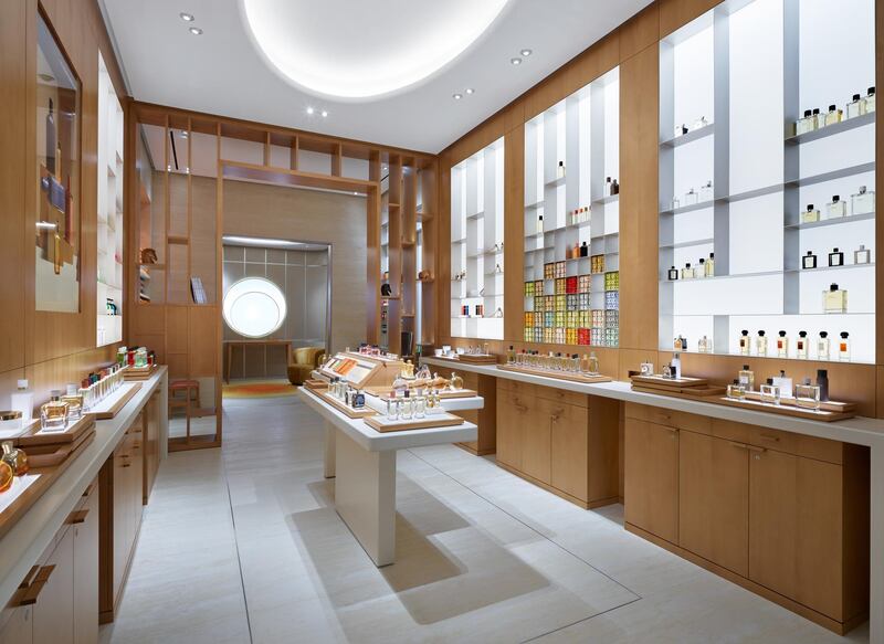 New Hermes perfume store, Mall of the Emirates