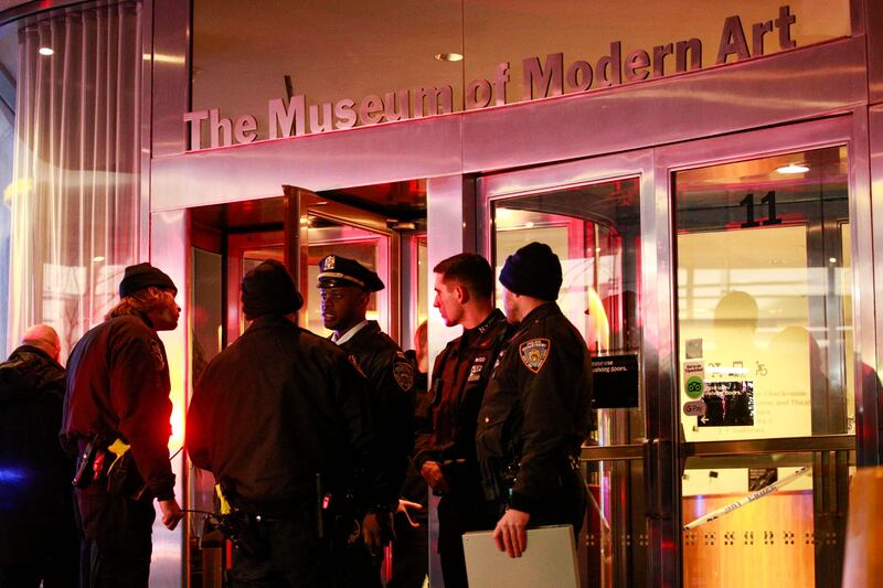 Police said the man accused of the stabbing had been denied entrance to the museum. AFP