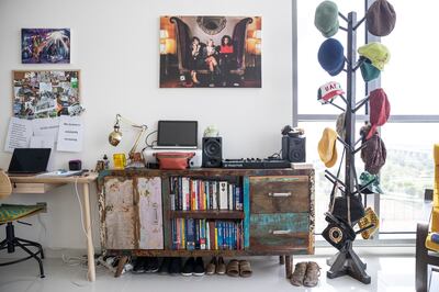 Personal touches and carving out a living space can make a studio much more homely. Antonie Robertson / The National
