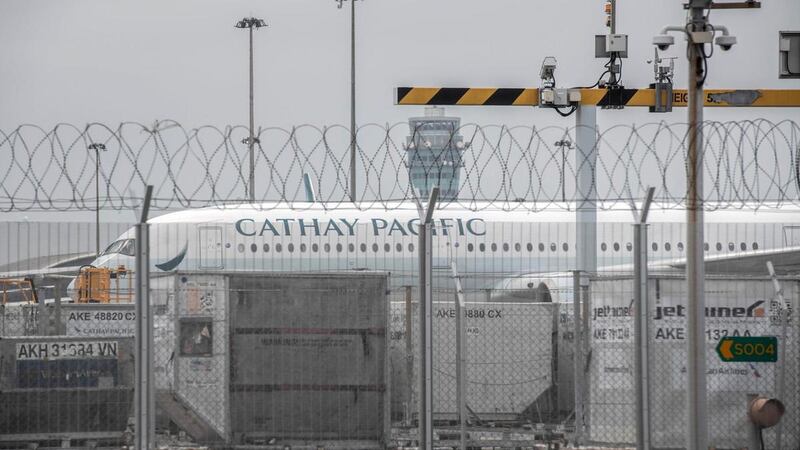 Cathay flew just 30,410 passengers last month, an average of 981 a day. Bloomberg
