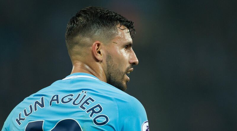 Sergio Aguero may find his days at Manchester City numbered, especially if manager Pep Guardiola is successful in his attempt to lure Alexis Sanchez from Arsenal. Peter Powell / EPA