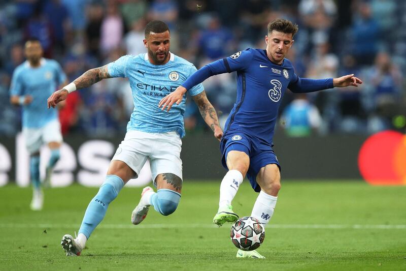 Kyle Walker – 6. His influence was delayed by his intense battle with Chilwell, but he brought some life to the City attack late on with some long diagonal passes. AFP