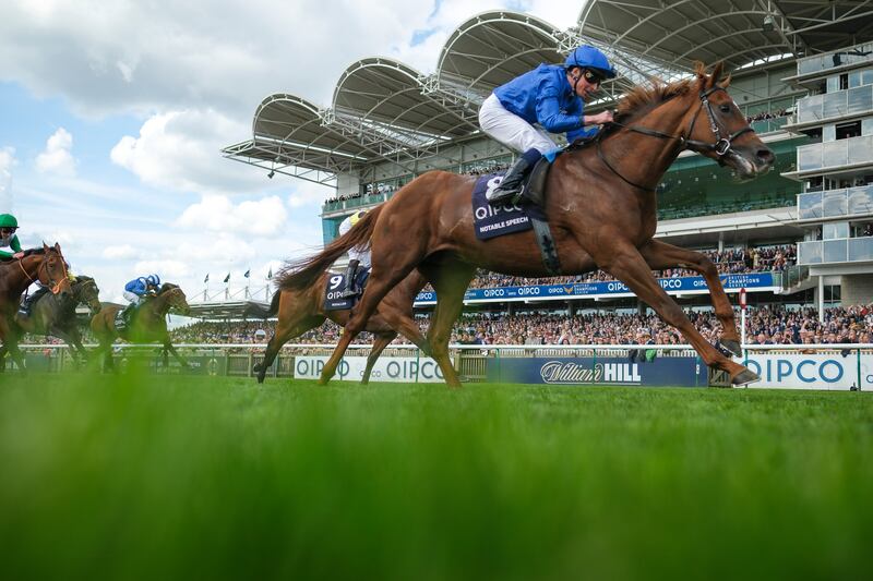 William Buick rides Notable Speech to 2000 Guineas victory. Getty Images