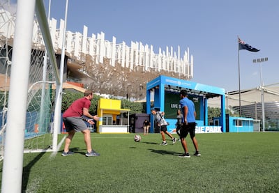 Aussie Park, inside Expo 2020 Dubai's Sports, Fitness and Wellbeing Hub. Chris Whiteoak / The National