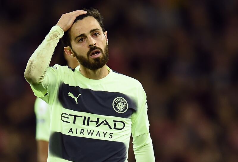 Bernardo Silva – 4. The Portuguese did lots of running but it had little impact. His passing was scattergun and he made bad choices.   EPA