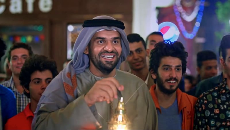A screenshot showing Emirati singer Hussain Al Jassmi in Pepsi & Chipsy Ramadan 2015 video (Courtesy: PepsiCo) *** Local Caption ***  BLOG14jl-ramadan15-pepsi02.jpg