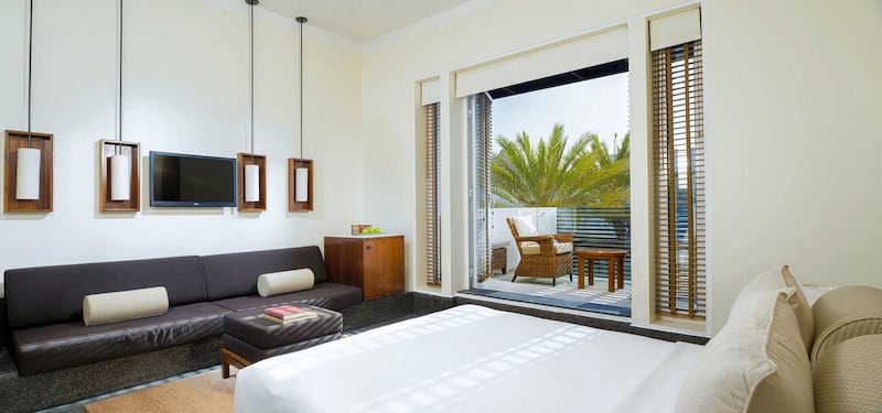 The newly renovated Serai Terrace Rooms at The Chedi Muscat. 