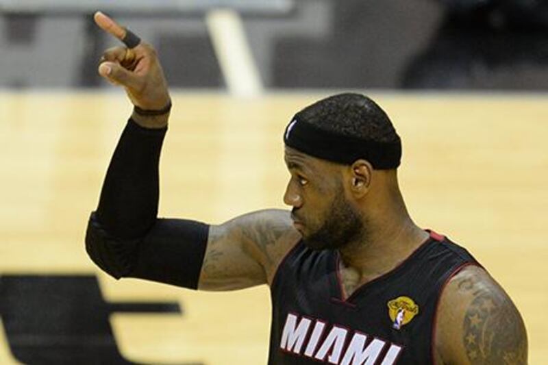 LeBron James made a remarkable recovery after Game 1 blues to lead Miami Heat to victory in Game 2. Robyn Beck / AFP