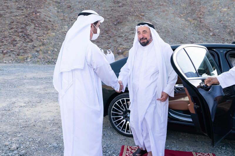 Sheikh Dr Sultan also visited the Al Hafiya project in Kalba.