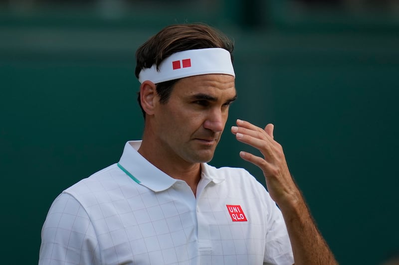 Roger Federer lost the final set to Hubert Hurkacz 6-0.