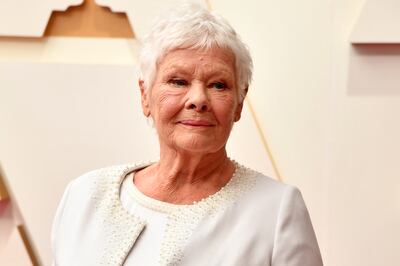 British actress Judi Dench started her career as a Shakespearean actress in London. AFP