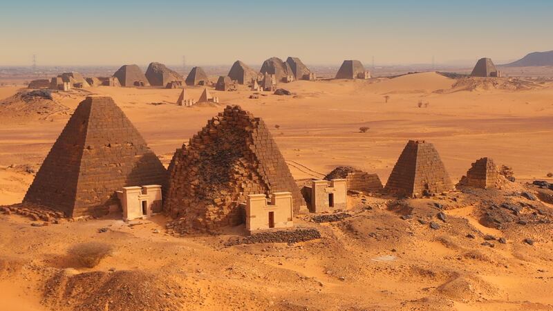 Sudan’s Pyramids of Meroe. Google