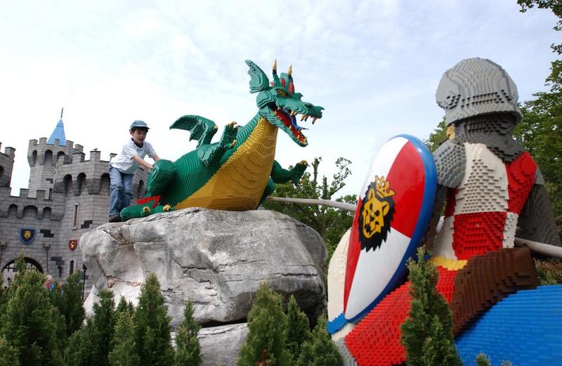 The Knights’ Kingdom at Legoland in Windsor in the UK. Merlin is planning to build a similar attraction in Dubai. Eleanor Bentall / Bloomberg News