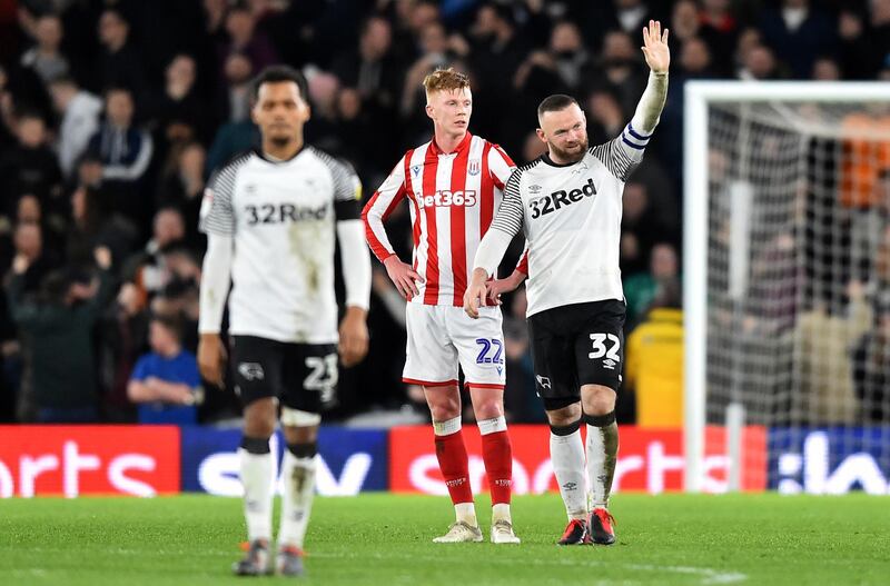 Wayne Rooney celebrates after scoring. Getty