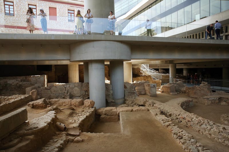 Architectural remains are organized in an exhibition complex that shows the everyday life of an ancient neighborhood. EPA