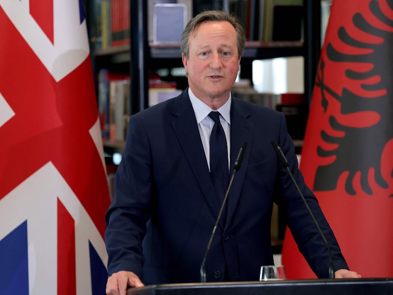 David Cameron, Foreign Secretary. AFP
