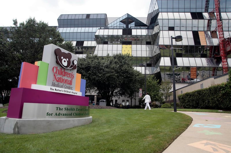 The entrance of Children's National Medical Center and the Sheikh Zayed Campus for Advanced Children's Medicine, August 13, 2010, in Washington, D.C.
