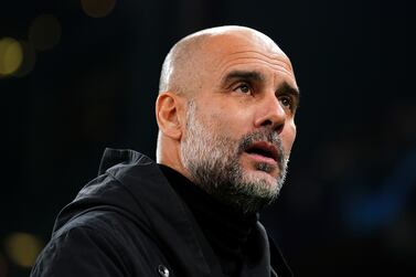 File photo dated 13-02-2024 of Pep Guardiola, who has bluntly responded to Sir Jim Ratcliffe's aim to knock Manchester City "off their perch" by pointing out he speaks "the truth". Issue date: Friday February 23, 2024. PA Photo. See PA story SOCCER Man City. Photo credit should read Zac Goodwin/PA Wire.