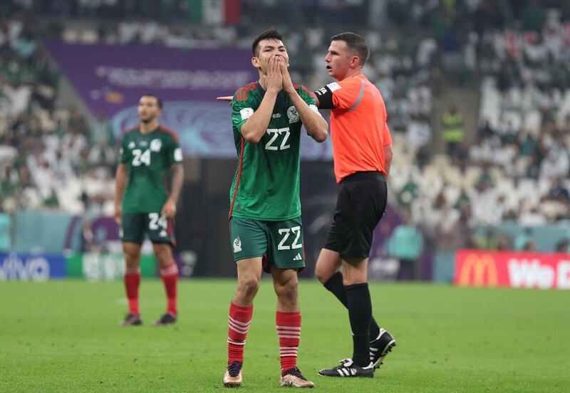 Hirving Lozano 7 – Proved dangerous after moving to the left after half time, as the Napoli winger looked to cut inside and shoot. Thought he had provided Mexico with a third goal, but Martin was offside in the build-up.  Getty Images