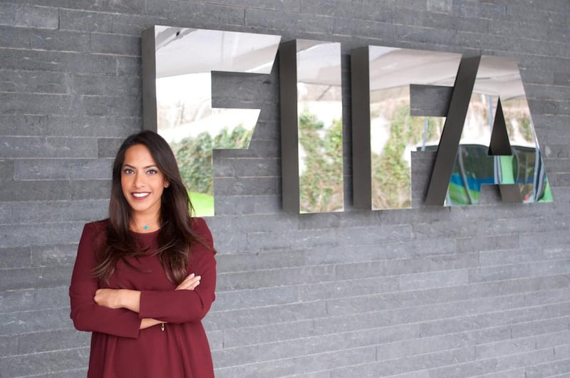 Safa Taryam is the first, and so far only, Emirati woman to complete Fifa’s Master Programme for sports business management. Courtesy Safa Taryam