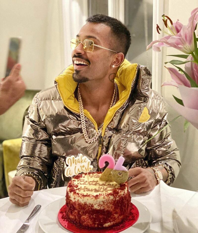 Allrounder Hardik Pandya is the undisputed king of bling in Indian cricket. Instagram / @hardikpandya93