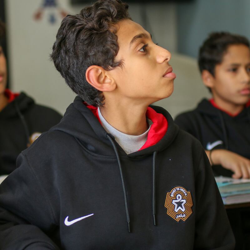 Right to Dream Egypt will have 100 boys enrolled in the academy. Photo: Right To Dream