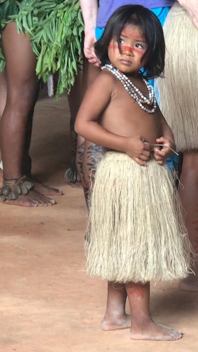 A young girl from the Tatuyo tribe, one of hundreds of indigenous tribes that call the Amazon home. 