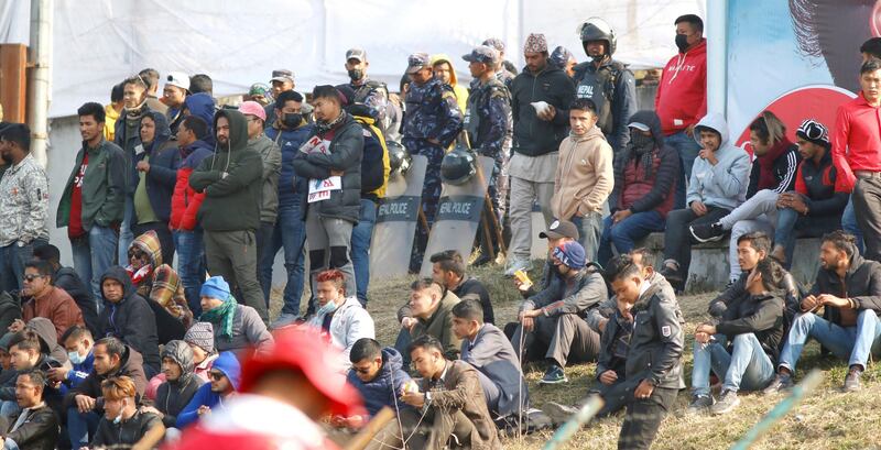 Spectators during CWC L2 match between Nepal and Oman in TU Stadiu on 5th Feb 2020 in Kathmandu, Nepal (14)