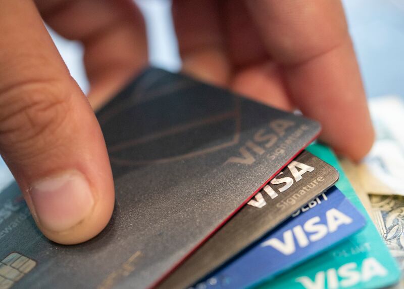 Visa's second-quarter revenue rose 11 per cent on a yearly basis to $8 billion. AP