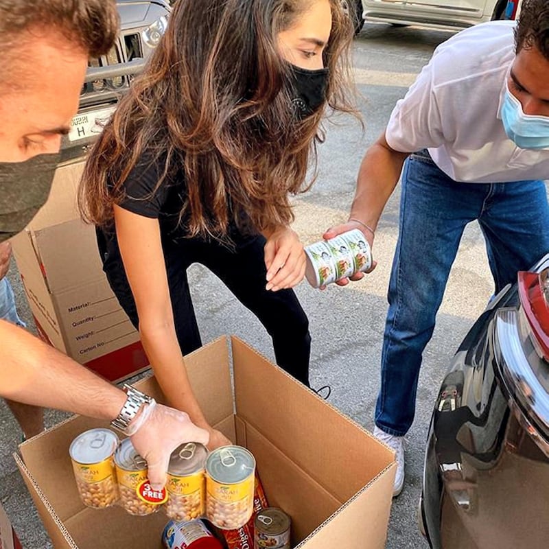 Model and philanthropist Jessica Kahawaty, who is currently in Dubai, pitched in towards Beirut relief efforts. Instagram/ @jessicakahawaty