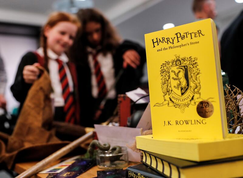 Harry Potter fans attend an anniversary presentation at Waterstones bookshop in London, Britain June 26, 2017. REUTERS/Eddie Keogh