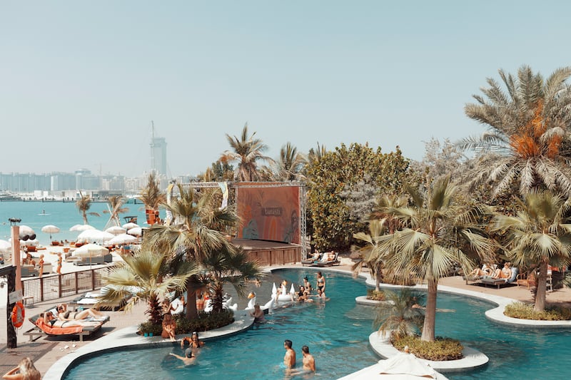 The famed Barasti Beach Club is also hosting a festive brunch on December 25, complete with Christmas-themed family activities. Photo: Barasti Beach Club