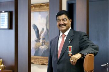 Founder and co-chairman of Finablr, BR Shetty. He is also founder of the NMC Healthcare. Ravindranath K / The National