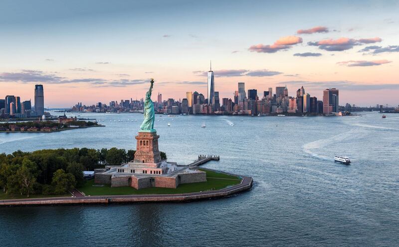 2. Sail around New York's Statue of Liberty. Getty Images