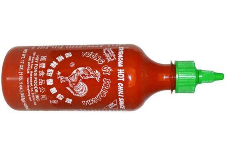 Sriracha: the perfect garnish?