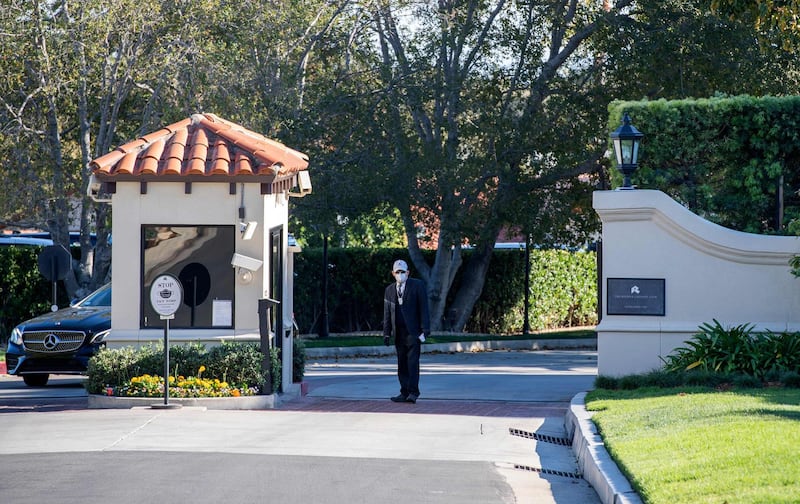 The Riviera Country Club, where Tiger Woods participated in the Genesis Invitational a few days before his accident. AFP