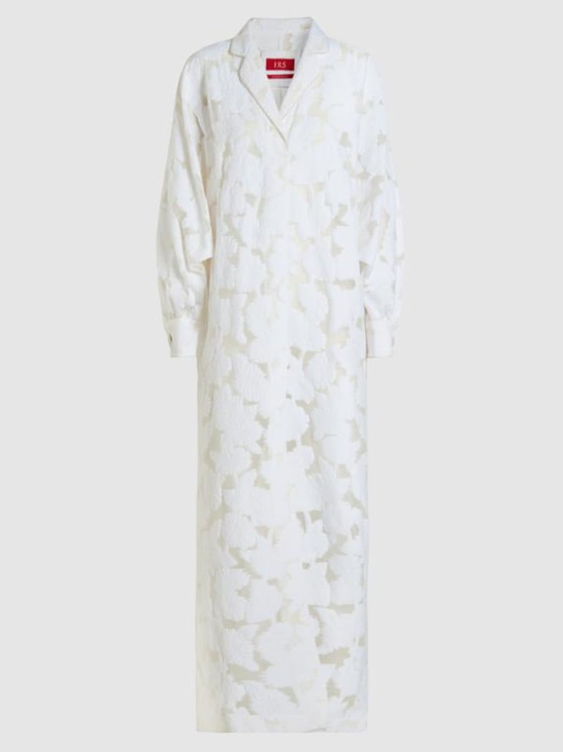 Kaftan by For Restless Sleepers, Dh4,715, designed for Ramadan and available exclusively at Themodist.com. Courtesy of The Modist