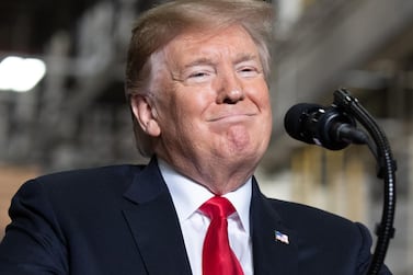US President Donald Trump said on tariffs: “We’re not talking about removing them, we’re talking about leaving them for a substantial period of time." Photo: AFP