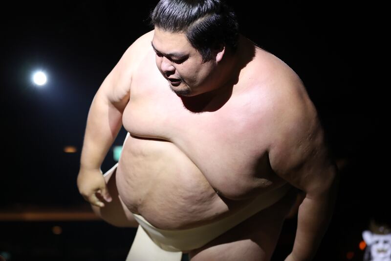 Hiroki Sumi weighed in at 250kg
