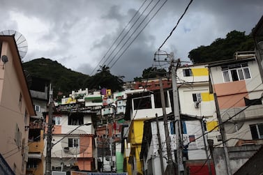 The Red Command gang in Brazil's favelas have exploited the Covid-19 pandemic to increase their control over the local population. Getty