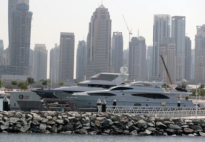 With the opening of Dubai Harbour Marina, the emirate is now home to 15 marinas with more than 3,000 berths. Chris Whiteoak / The National