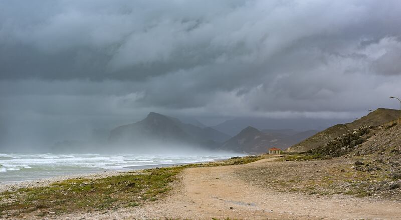 Storm clouds over Salalah, in the southern part of the sultanate