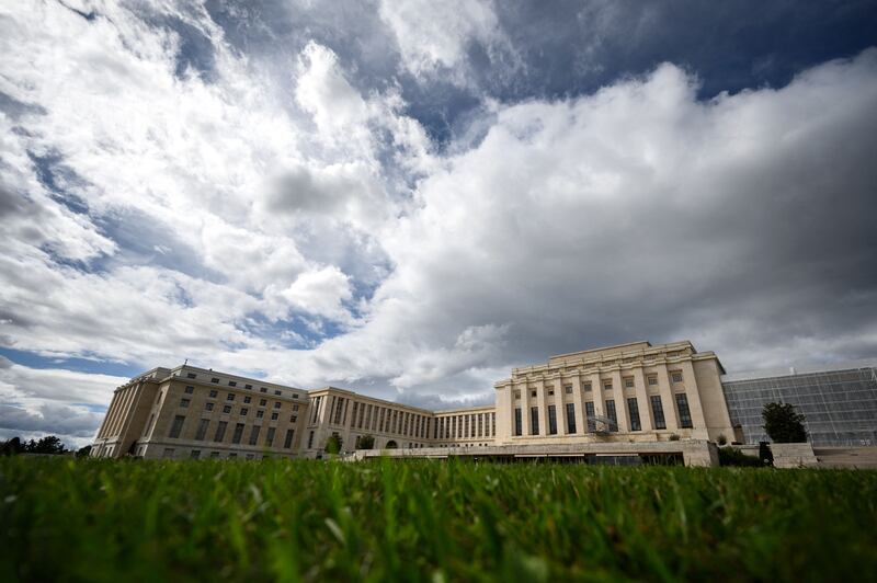The UN's Palais des Nations building in Geneva. AFP