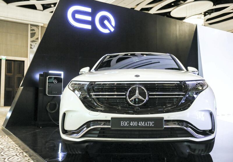 Abu Dhabi, U.A.E., November 7, 2018.  Mercedes EQC Launch.
Victor Besa / The National
Section:  Motoring
Reporter:  Adam Workman