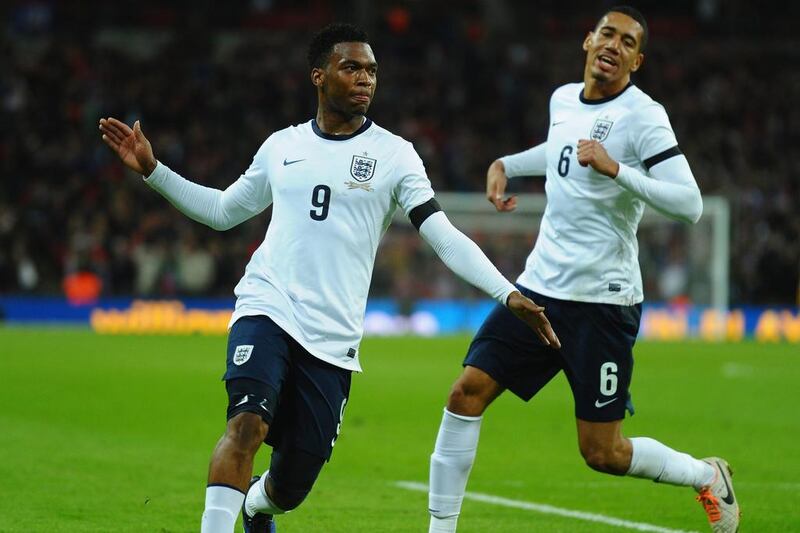 Daniel Sturridge and England beat Denmark 1-0. They'll play in Group D at the 2014 World Cup with Uruguay, Costa Rica and Italy. Laurence Griffiths / Getty Images
