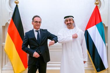 Sheikh Abdullah bin Zayed, Minister of Foreign Affairs and International Co-operation, and Heiko Maas, German Federal Minister for Foreign Affairs, discussed Libya during the latter's visit to Abu Dhabi. Wam 